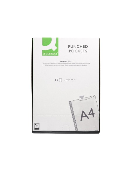 Funda multitaladro q-connect din a4 80 mc piel...