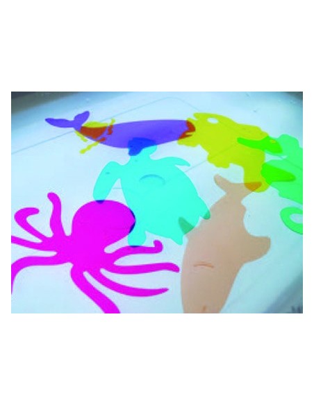Juego plantillas flexibles henbea animales del...