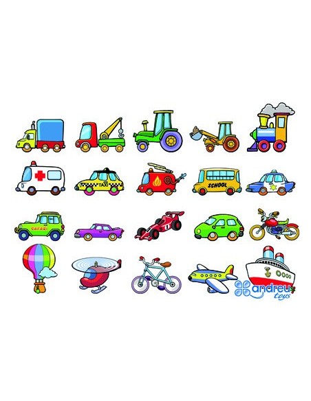 Juego andreutoys vehiculos magneticos 8 cm caja...