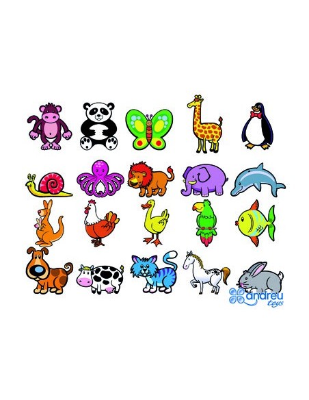 Juego andreutoys animalitos magneticos 8 cm...