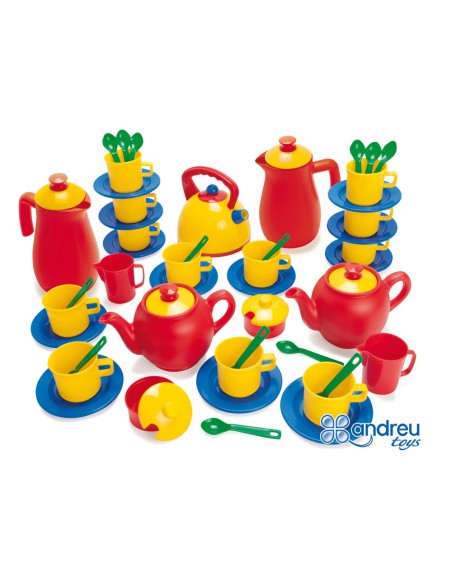 Juego dantoy vajilla 12 servicios 82 piezas...