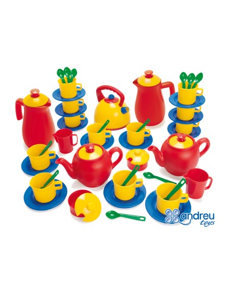 Juego dantoy cafe/te 12 servicios 53 piezas 29,5x31x15 cm