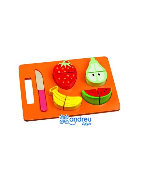 Juego andreutoys bandeja frutas para cortar...