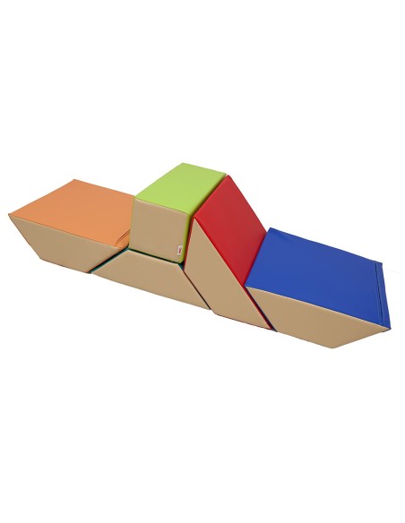 Conjunto psicomotrocidad 49 sumo didactic multicolor 50x50x50 cm