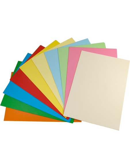 Papel color liderpapel a3 80gr 10 colores...