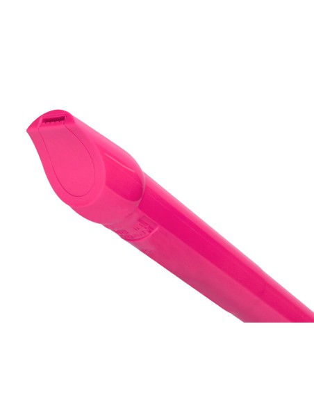 Flauta hohner 9508 color rosa funda verde y transparente