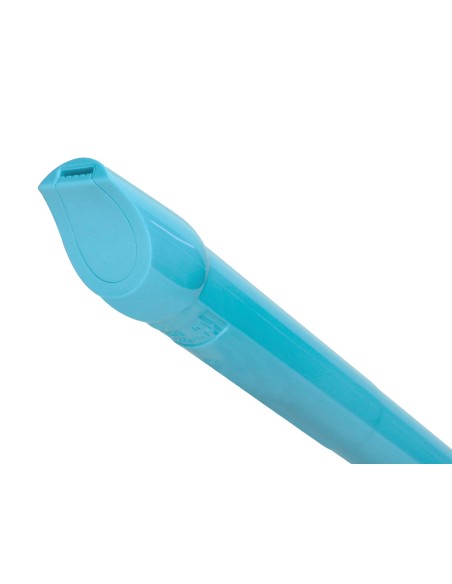 Flauta hohner 9508 color celeste funda verde y transparente