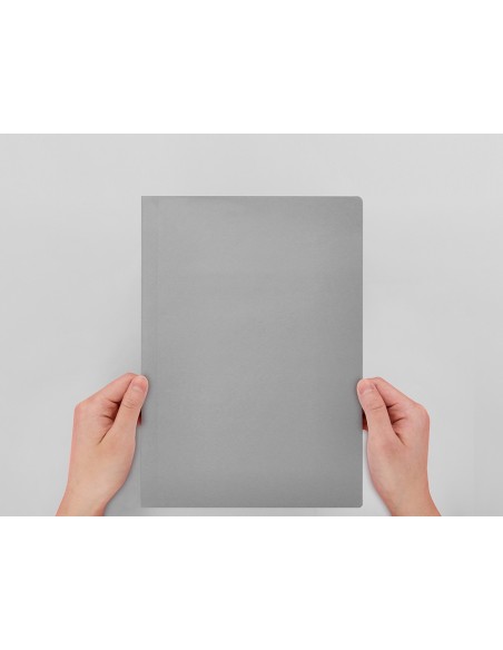 Subcarpeta liderpapel folio gris 180g/m2