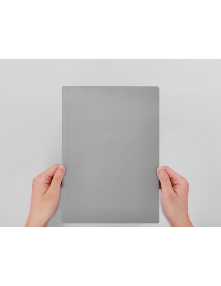 Subcarpeta liderpapel folio gris 180g/m2