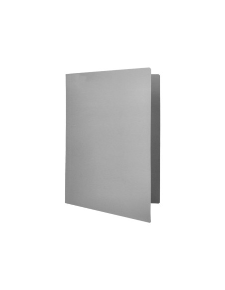 Subcarpeta liderpapel folio gris 180g/m2
