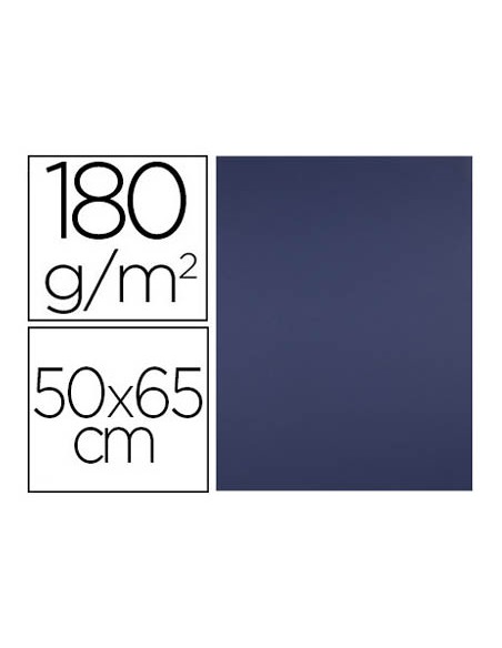 Cartulina liderpapel 50x65 cm 180 gr zafiro paquete de 25 hojas