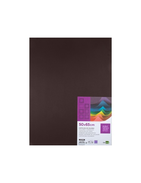 Cartulina liderpapel 50x65 cm 180 gr marron...