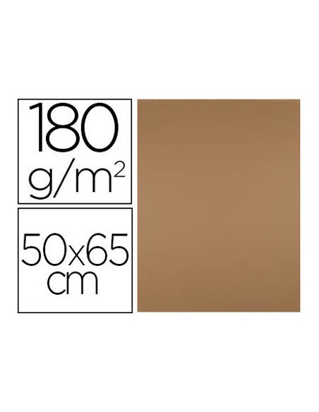 Cartulina liderpapel 50x65 cm 180 gr marron...
