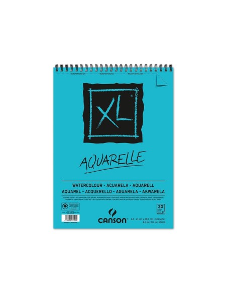 Bloc dibujo acuarela canson xl aquarelle grano...