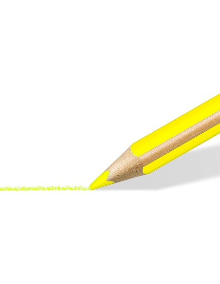 Lapices fluorescente staedtler triangular top...