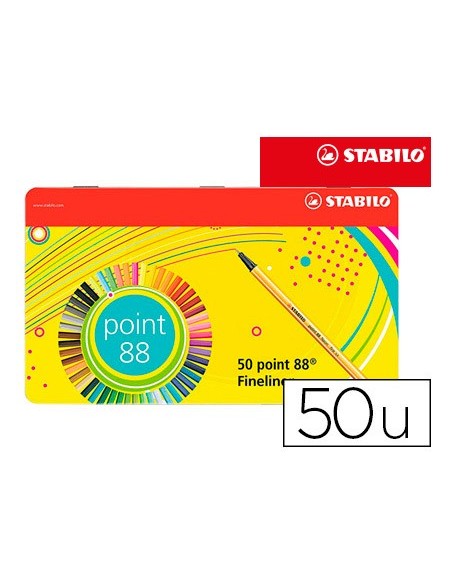 Rotulador stabilo punta de fibra 0,4 mm point...