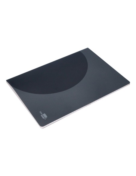 Libreta liderpapel 360 tapa de plastico a5 48 hojas 90g/m2 5mm con doble margen tapa negra