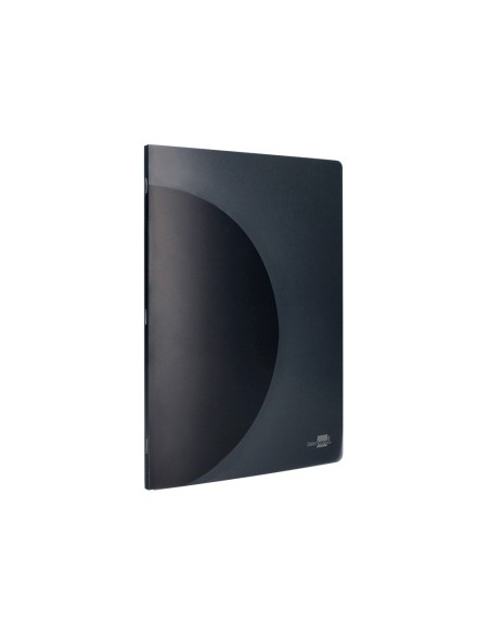 Libreta liderpapel 360 tapa de plastico a5 48 hojas 90g/m2 5mm con doble margen tapa negra
