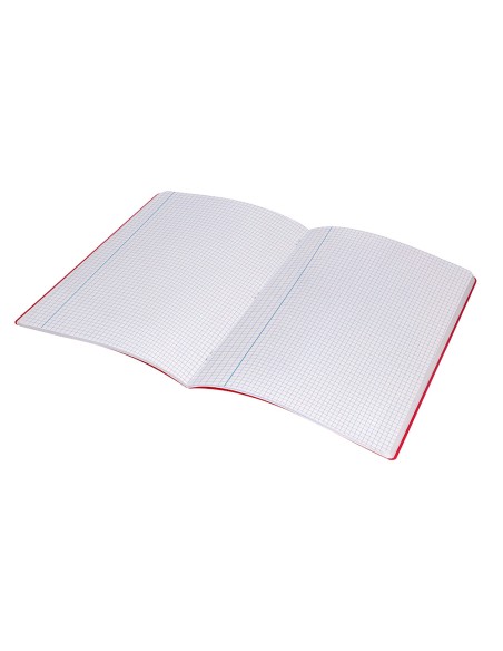 Libreta liderpapel 360 tapa de plastico a4 48 hojas 90g/m2 cuadro 4mm con margen colores surtidos