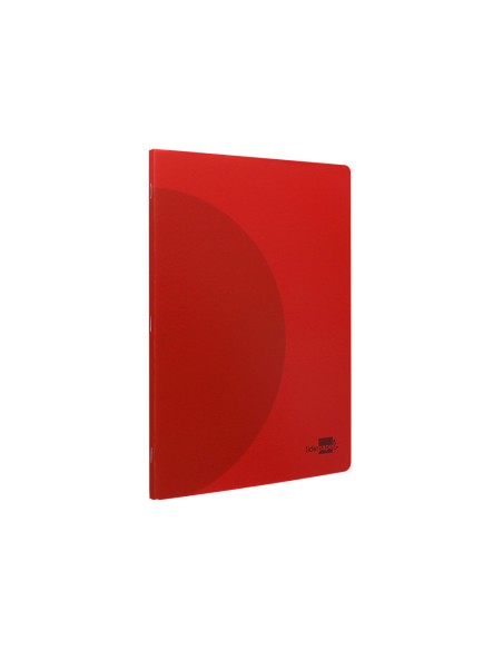 Libreta liderpapel 360 tapa de plastico a4 48 hojas 90g/m2 cuadro 4mm con margen colores surtidos