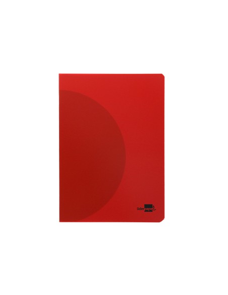 Libreta liderpapel 360 tapa de plastico a4 48 hojas 90g/m2 cuadro 4mm con margen colores surtidos