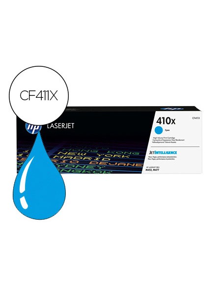 Toner hp color laserjet pro m377 / m452 / mfp m477 cian 5000 paginas