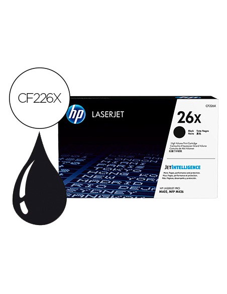 Toner hp 26x laserjet pro m402 / mfp m426 negro 9000 paginas