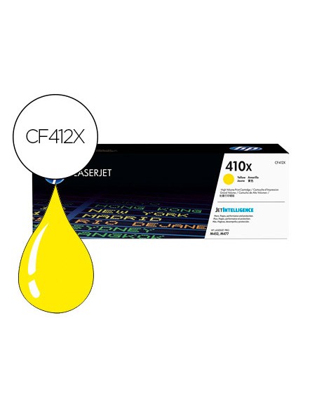 Toner hp color laserjet pro m377 / m452 / mfp m477 amarillo 5000 paginas