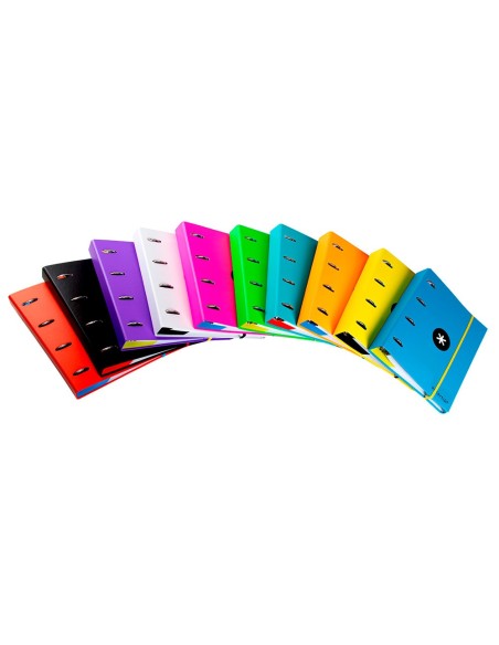 Carpeta con recambio antartik a4 cuadro 5mm...