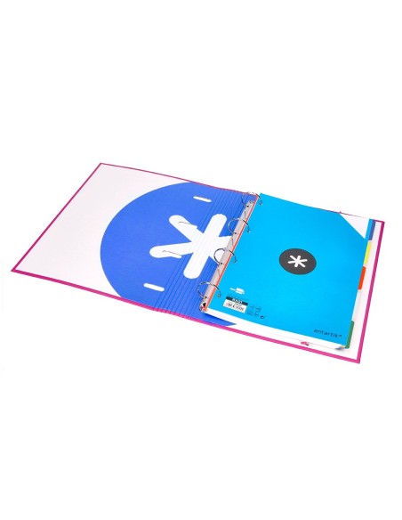 Carpeta con recambio antartik a4 cuadro 5mm...