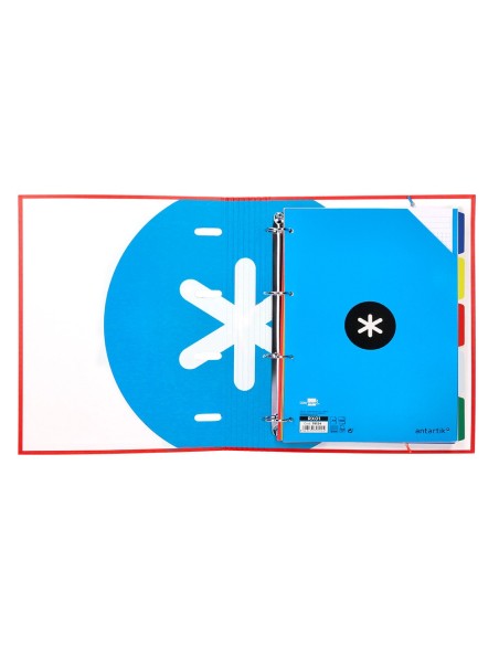 Carpeta con recambio antartik a4 cuadro 5mm...