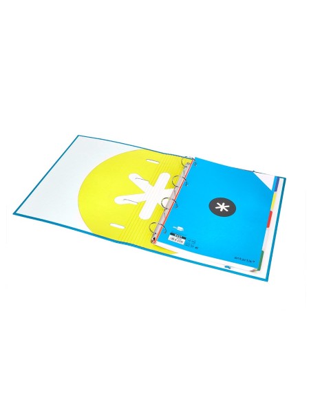 Carpeta con recambio antartik a4 cuadro 5mm...