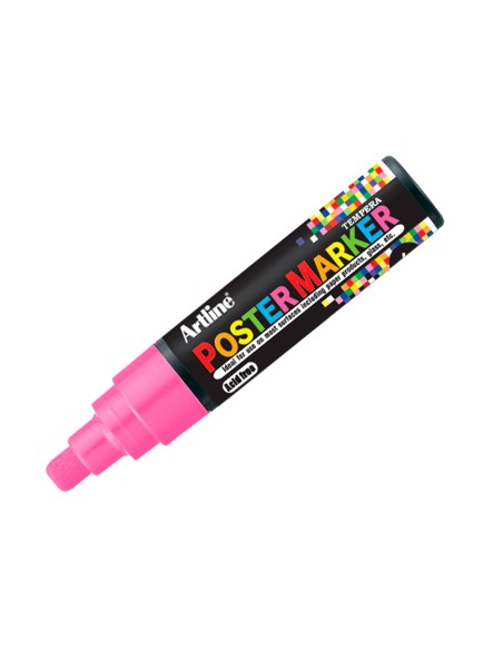 Rotulador artline poster marker epp-6-ros flu punta redonda 6 mm color rosa fluor