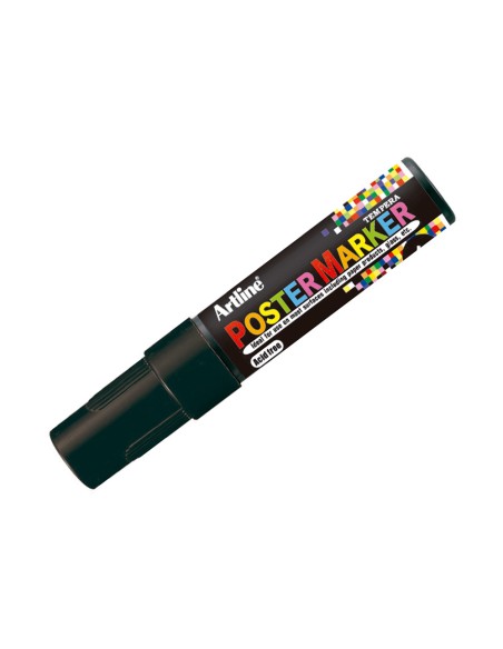Rotulador artline poster marker epp-6-neg punta redonda 6 mm color negro