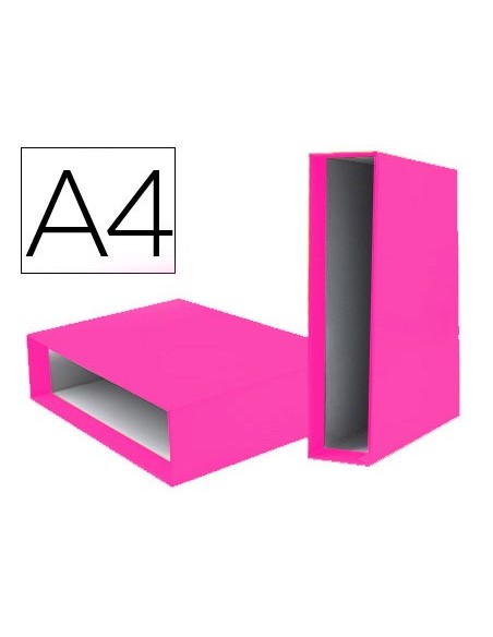 Caja archivador liderpapel de palanca carton...