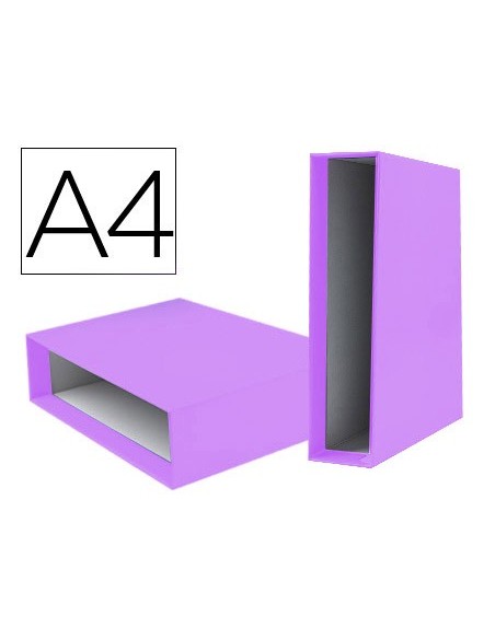 Caja archivador liderpapel de palanca carton...