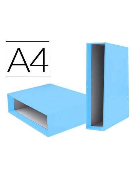 Caja archivador liderpapel de palanca carton...