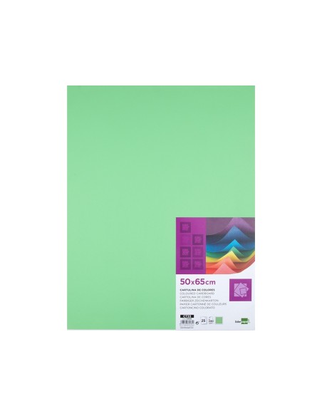 Cartulina liderpapel 50x65 cm 240g/m2 verde...