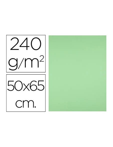 Cartulina liderpapel 50x65 cm 240g/m2 verde...