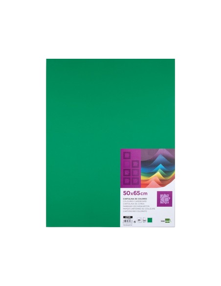 Cartulina liderpapel 50x65 cm 240g/m2 verde...
