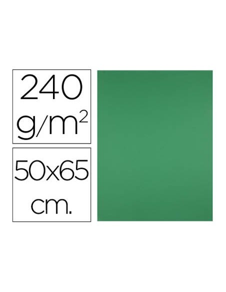 Cartulina liderpapel 50x65 cm 240g/m2 verde...