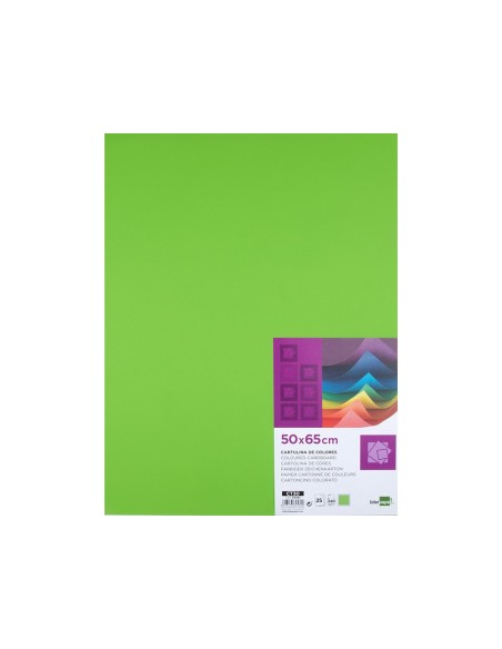Cartulina liderpapel 50x65 cm 240g/m2 verde...