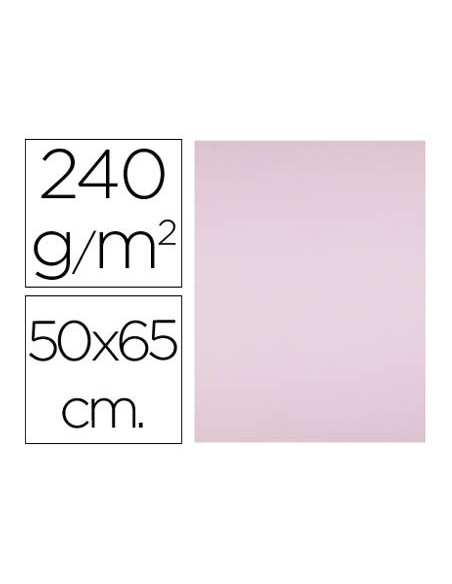 Cartulina liderpapel 50x65 cm 240g/m2 rosa...