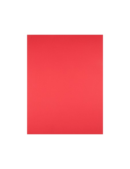 Cartulina liderpapel 50x65 cm 240g/m2 rojo paquete de 25 hojas
