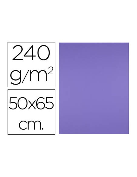 Cartulina liderpapel 50x65 cm 240g/m2 purpura paquete de 25 hojas