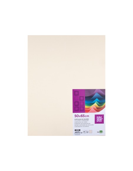 Cartulina liderpapel 50x65 cm 240g/m2 crema...