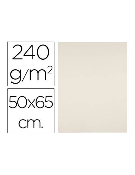 Cartulina liderpapel 50x65 cm 240g/m2 crema...