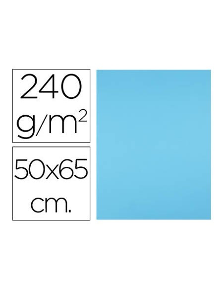 Cartulina liderpapel 50x65 cm 240g/m2 celeste...