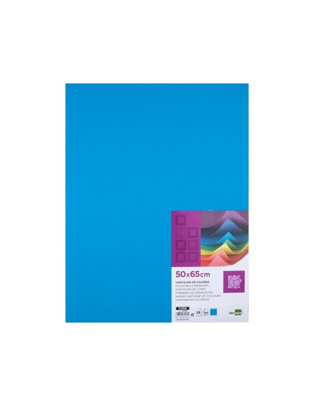 Cartulina liderpapel 50x65 cm 240g/m2 azul...