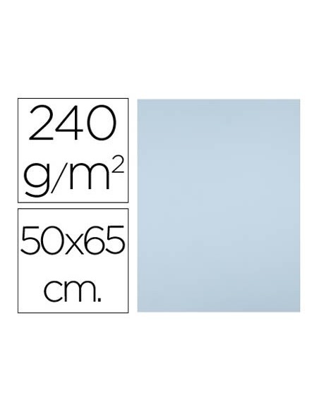 Cartulina liderpapel 50x65 cm 240g/m2 azul...